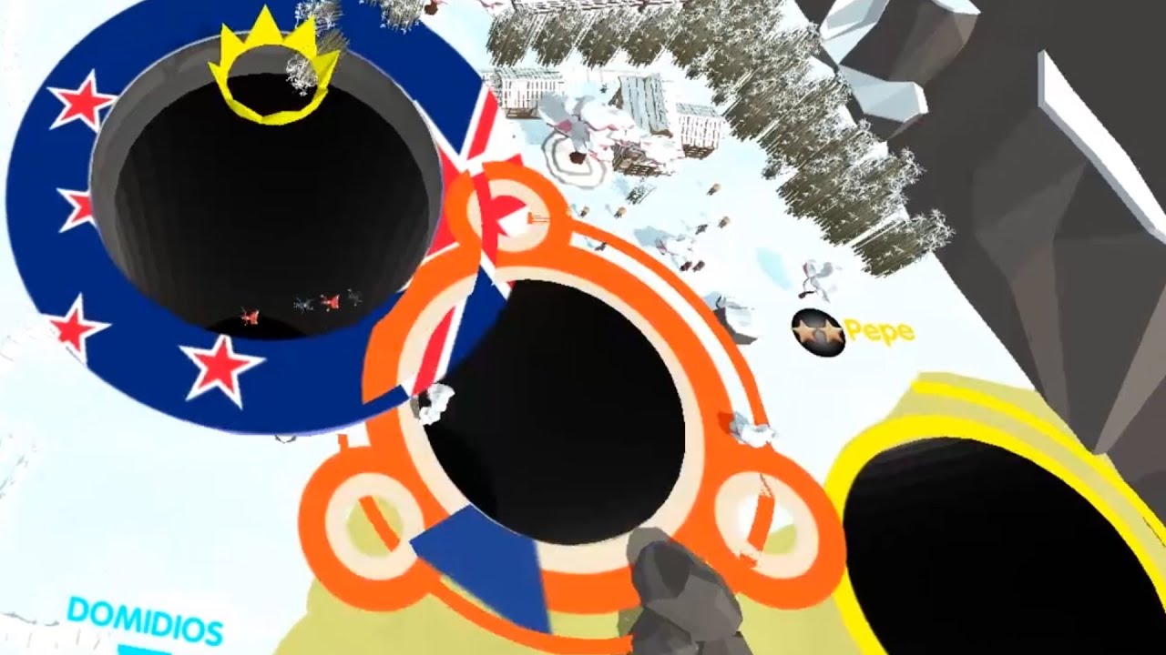 Hole.io Map Control: 100.00% - Big Hole WORLD RECORD Hunting for ...