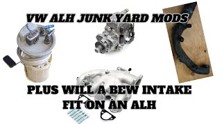 VW ALH Junk Yard Mods And BEW Turbo intake Install On An ALH