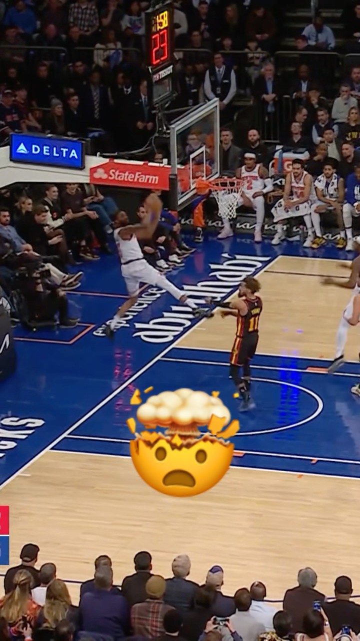 It didn’t count but this shot by Mikel Bridges was still wild! ?
