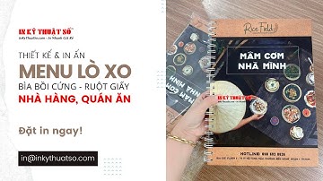 In menu đóng cuốn lò xò, lật mở siêu tiện lợi - In Kỹ Thuật Số Since 2006