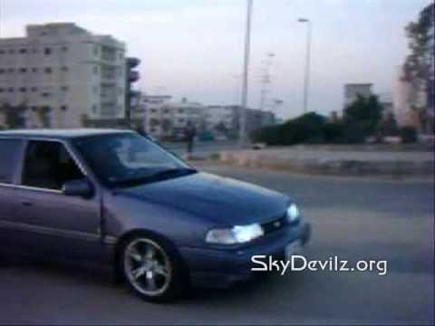 Skydevilz.org's Admin (Ahmed Radwan) demonstrates his car (Hyundai Excel 1.5) and his driving skills