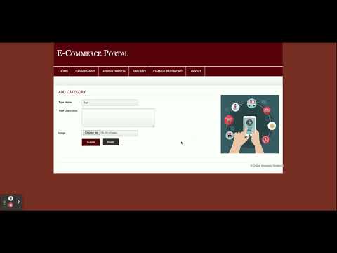 E Commerce Portal | PHP and MySQL Project Source Code | PHP MySQL CRUD Project