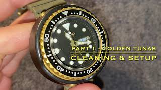 Seiko Golden Tunas - Part 1: Cleaning and Bezel Service