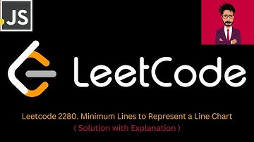 110. LeetCode 2280. Minimum Lines to Represent a Line Chart [ Javascript ]