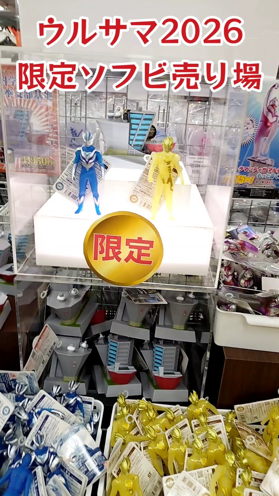 ウルサマ2026の限定ソフビ売り場 #shorts ウルトラマンテオ ULTRAMAN