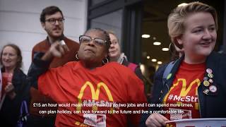 McDonald's workers are going on #McStrike! 12 November 2019