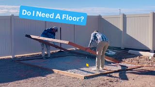 A Shed Without A Floor. Good Idea Or Not?
