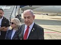 Watch: Prime Minister Netanyahu takes off for Washington
