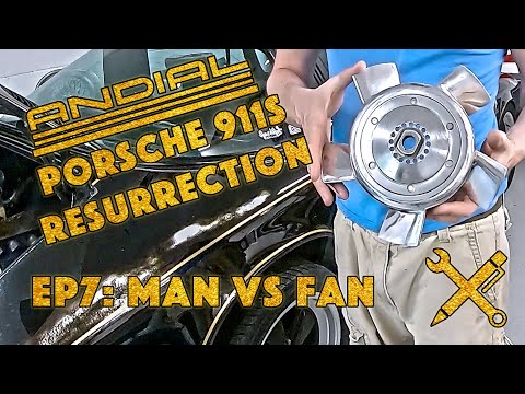 Porsche 911 DIY How To Remove the Fan from the Alternator, Projekt AirKult Episode 7 Man vs Fan