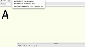 FontLab - Kerning Classes HD