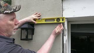 How To Install Solar Powered Wall Lanterns On Each Side Of Garage Door / Illuminate Display