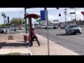 TWERKING TWISTING TWEAKING YOGA AT THE BUS STOP IN CENTRAL PHOENIX ALHAMBRA DISTRICT AVENUE 27.