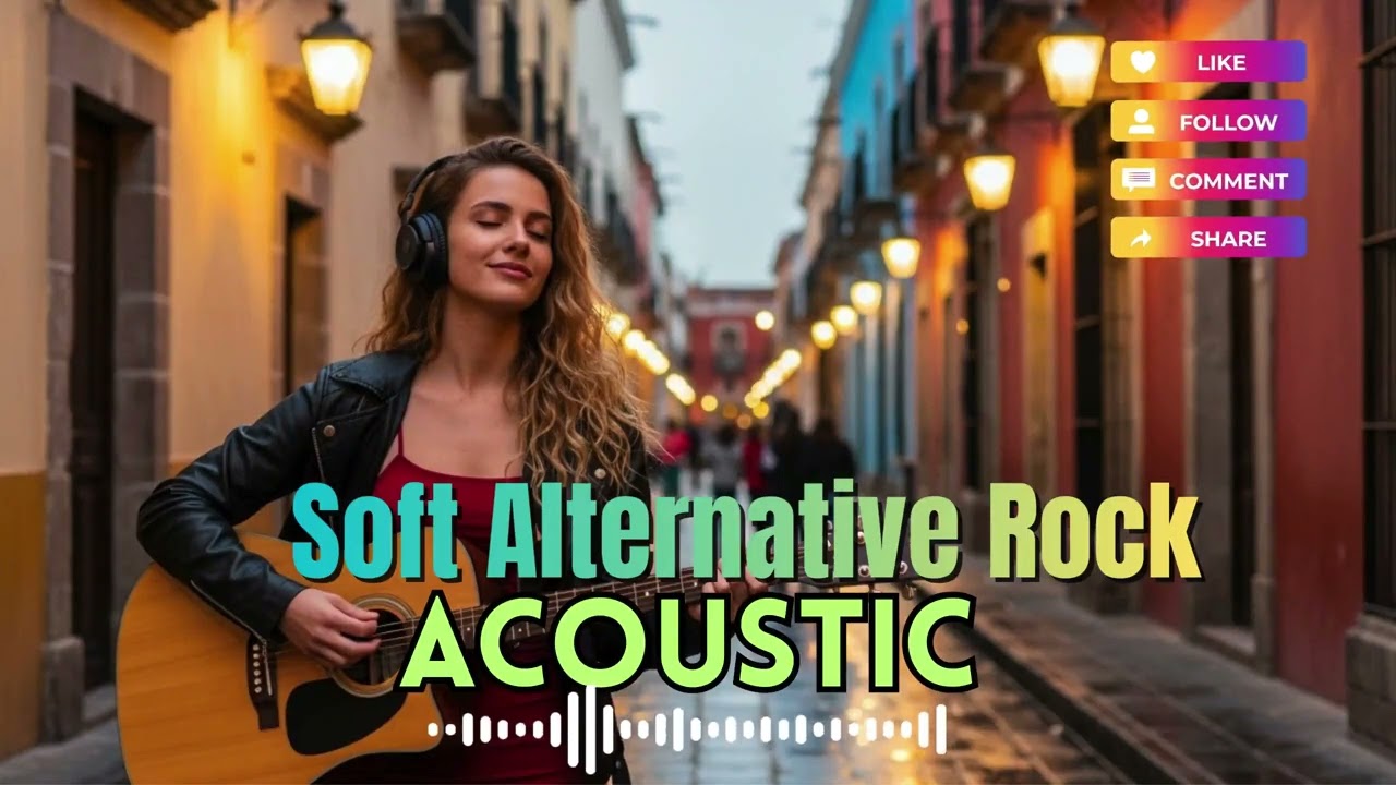 🌌 Nostalgic City Night Acoustic | Emotional Guitar Ballads with Urban Atmosphere