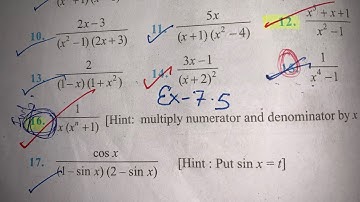 EX 7.5 Q9 TO Q15 SOLUTIONS OF INTEGRALS NCERT CHAPTER 7 CLASS 12th(PART2)