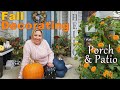 Fall Front Porch &amp; Back Patio Decorating | My Carolina Garden