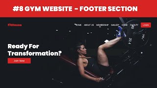 8. How to make website using html css javascript - Footer