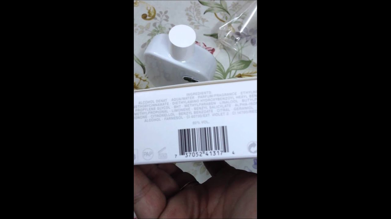 lacoste white perfume fake