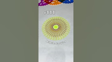 Amazing Spirograph 💈 #spirograph #satisfying #drawing #asmr #pattern #art #viral #fyp #shorts