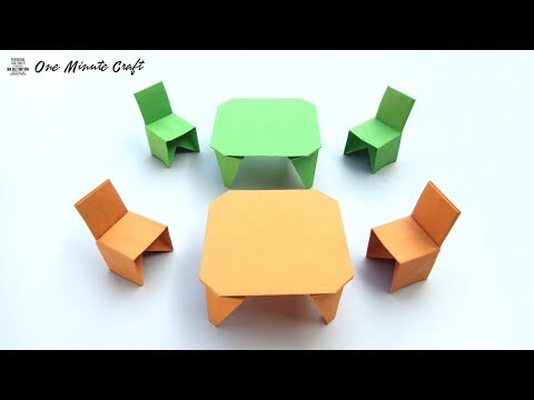 How To Make A Dining Table With Paper