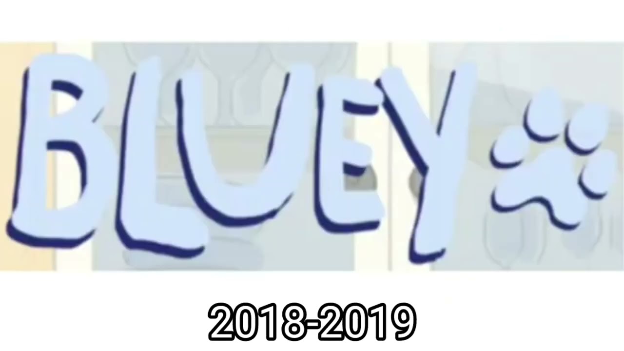 historical logos bluey