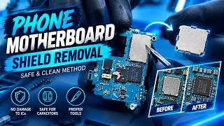 How to Remove Phone Motherboard Shields Without Damaging ICs or Capacitors