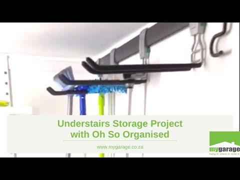 Understairs Storage Project with Oh So Organised