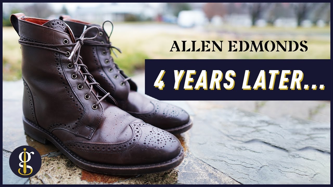 ALLEN EDMONDS DALTON Boot Review, Styling & Similar Boots (4 Years ...
