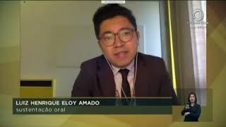 Eloy Amado, No Plenário Do Supremo Tribunal Federal