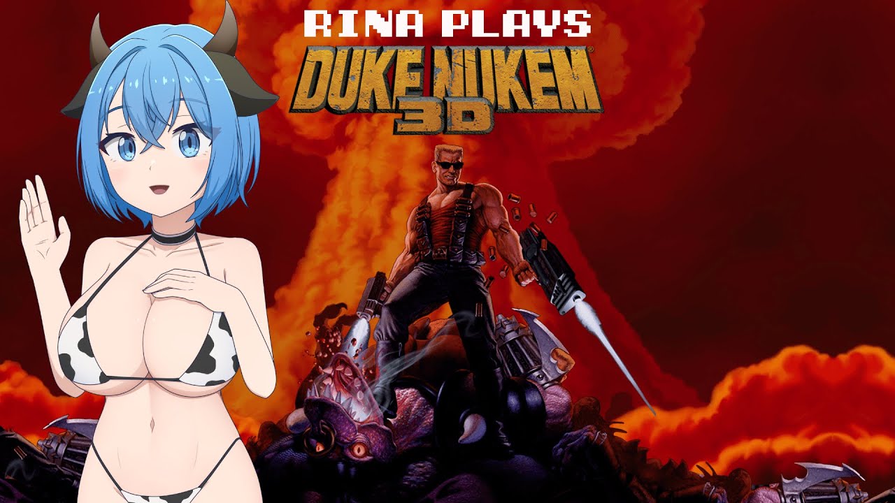 Rina Plays 🎮 Duke Nukem 3D 🐮 LIVE w/Chat (3