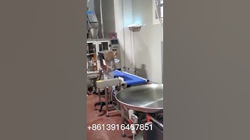 Automatic potato chips vertical weighing packing machine client site