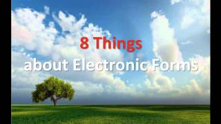 Famous 8 things you need to know about electronic forms Profile
