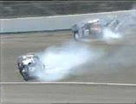 Bessey, Wallace, Petty crash at Charlotte, 1997