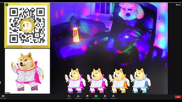 How To Add Your Doge QR Code To A Zoom Party!
