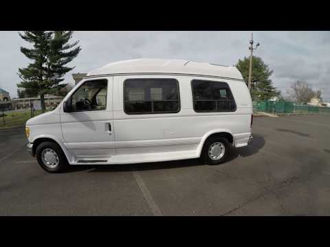 4K Review 1996 Ford E150 Hightop Conversion Van RV Virtual Test-Drive and Walk around