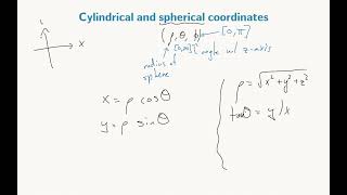 15.7-1 Cylindrical and spherical coordinates