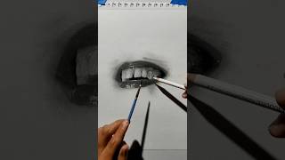 Dibujo tradicional ✏️ Dibujo de Labios, dientes, boca 👄 Carboncillo #drawing