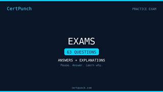 Exams Practice Exam Questions and Answers - Part 8/9