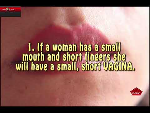 Every woman's lips and eye reveal the size of her VIGINA