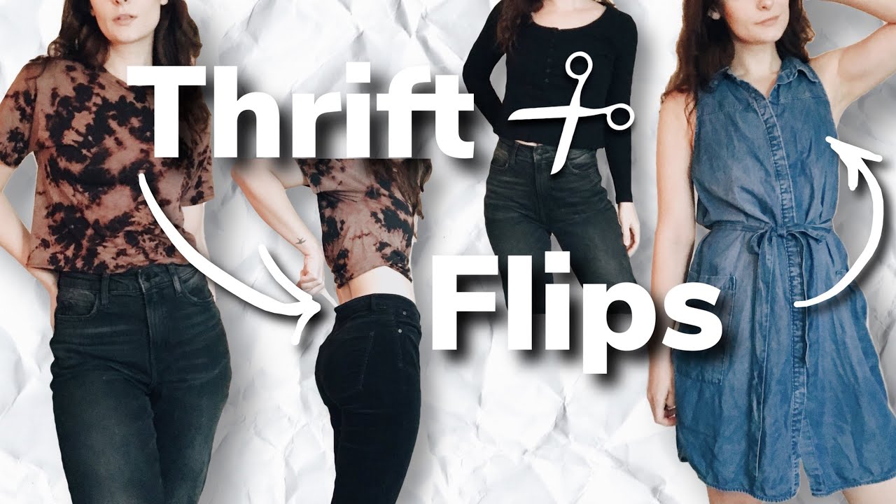 Thrift Flips to make clothes fit better 4 easy alterations YouTube
