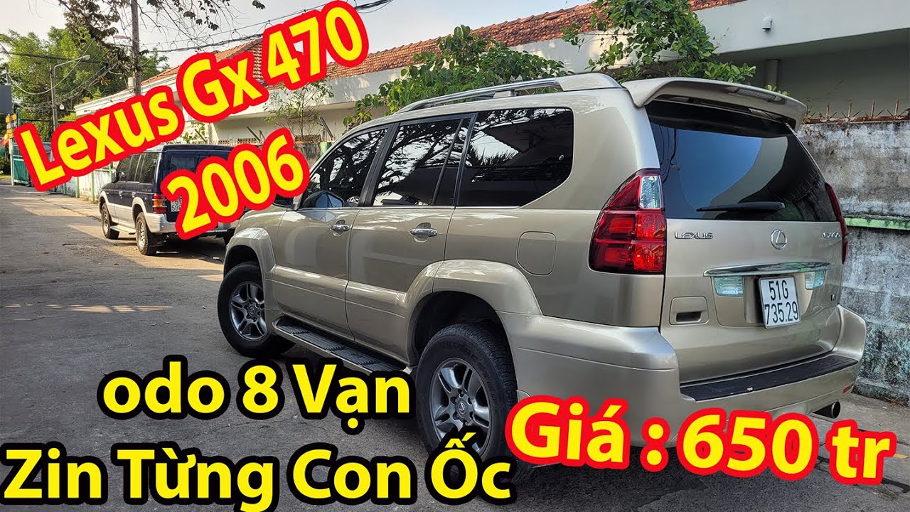 Lexus Gx470 Đời 2006 , Máy V8 Bản Full Có Nâng Hạ Gầm ,Xe Zin Từng Con Ốc | Lh; 0879260999 Sang |