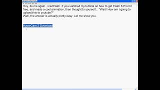 How to Upload your Flash 8 Animations to YouTube