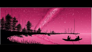 Drawing A Milky Way Scenery In Ms-Paint