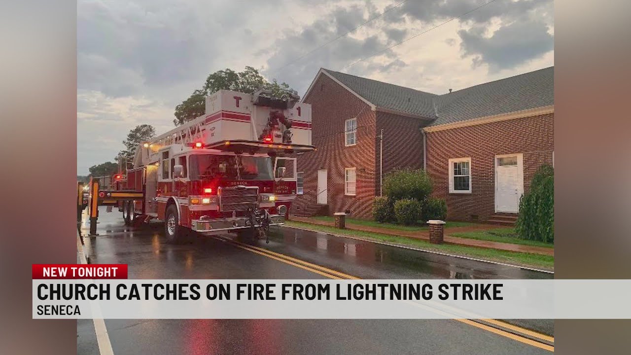 Crews respond to Upstate church fire - YouTube