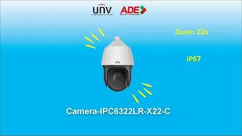 Giới thiệu Camera Speed dome hồng ngoại 2M chuẩn nén Ultra265 Zoom 22X | Công ty ADE