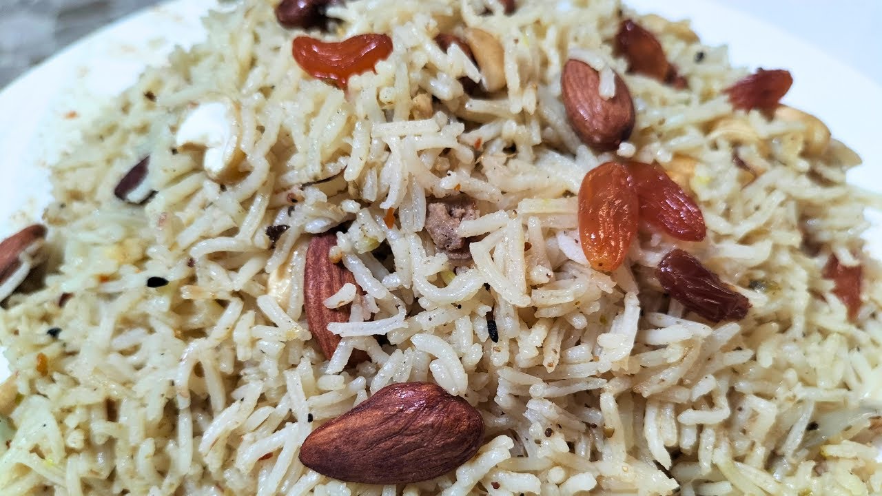 Dry Fruits Pulao Kashmiri Pulao Pulao Recipe YouTube
