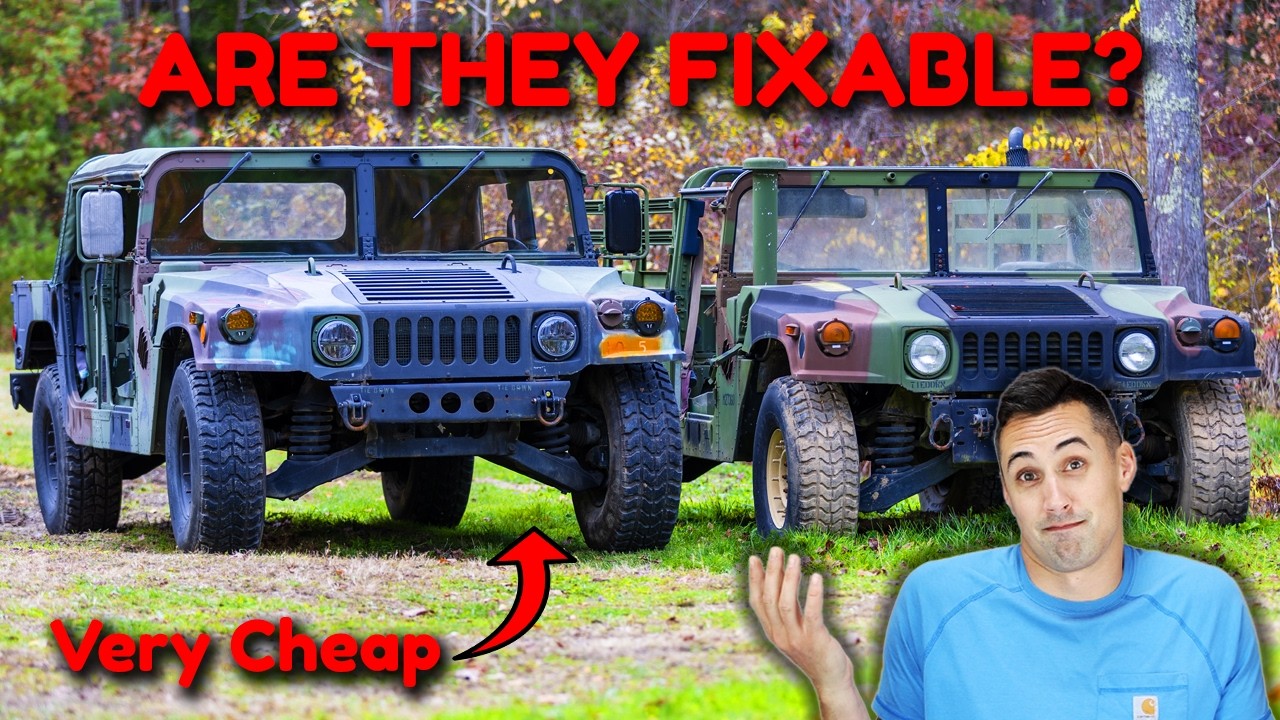 Я случайно купил два неисправных Хаммера на правительственном аукционе