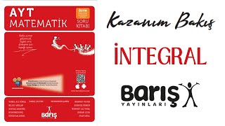 İntegral Kazanım Bakış Test-9 Barış Yayınları Ayt Matematik Soru Bankası