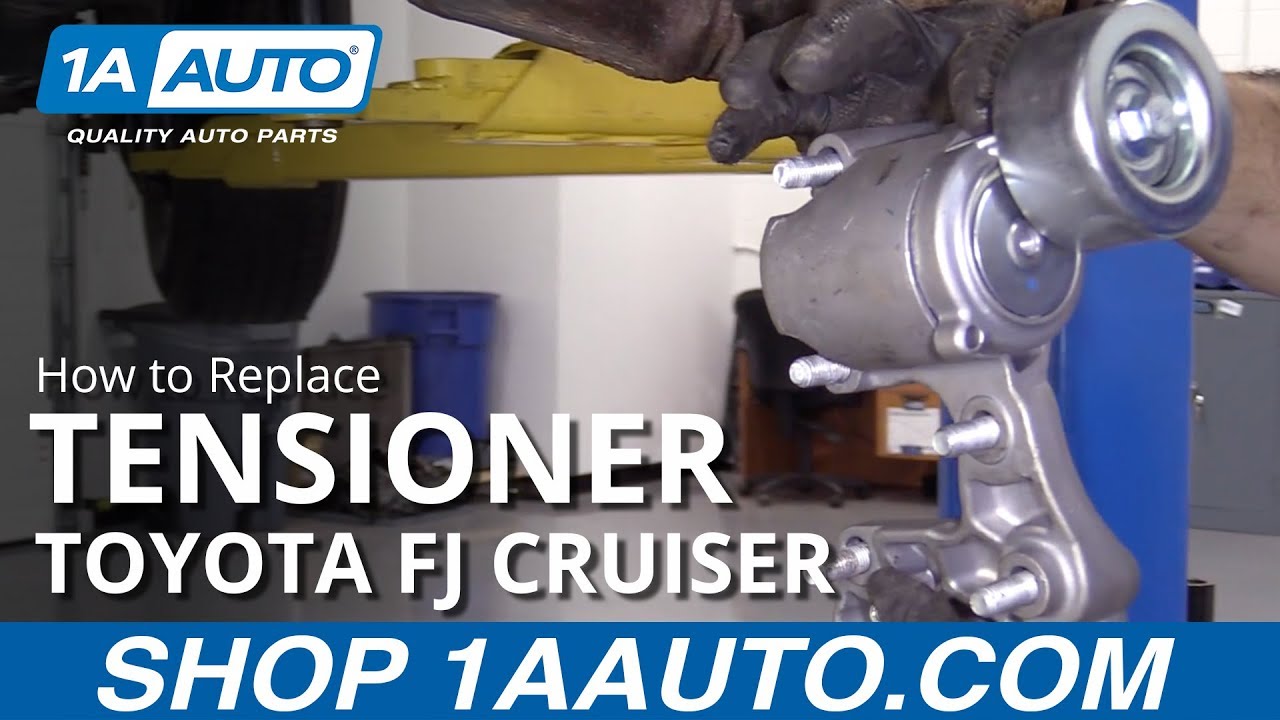 How To Replace Tensioner 07 09 Toyota Fj Cruiser Youtube