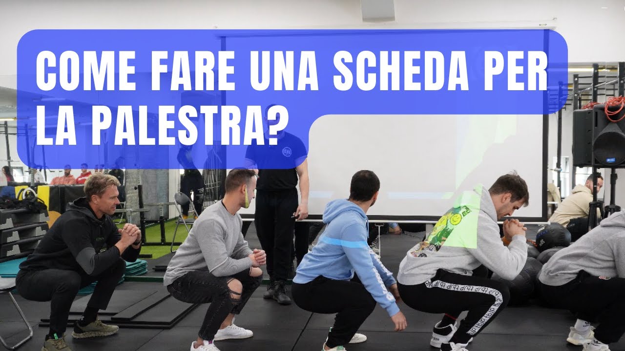 Come fare una scheda di allenamento in palestra programma annuale 🤌 (programma Annuale)