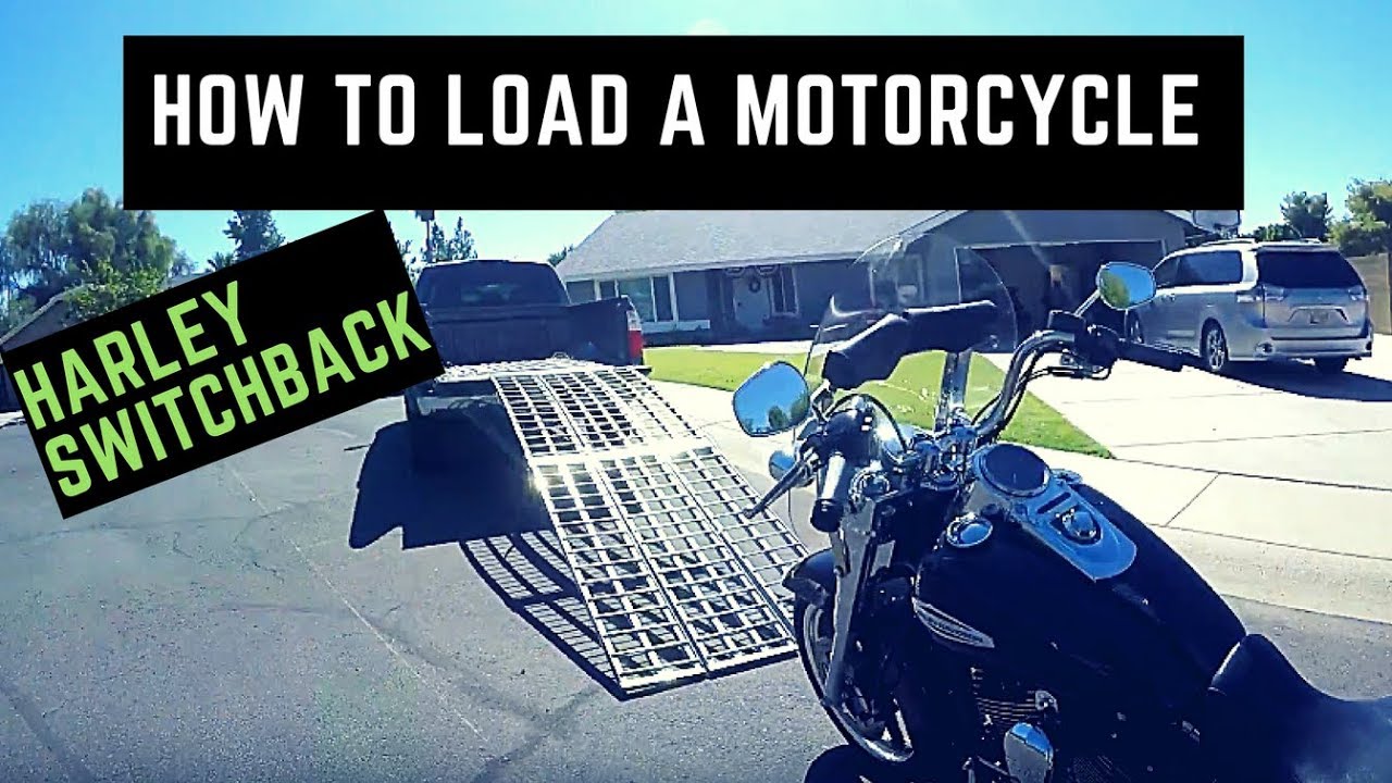 How to Load a Harley Motorcycle into Truck Using Big Boy Ramps YouTube